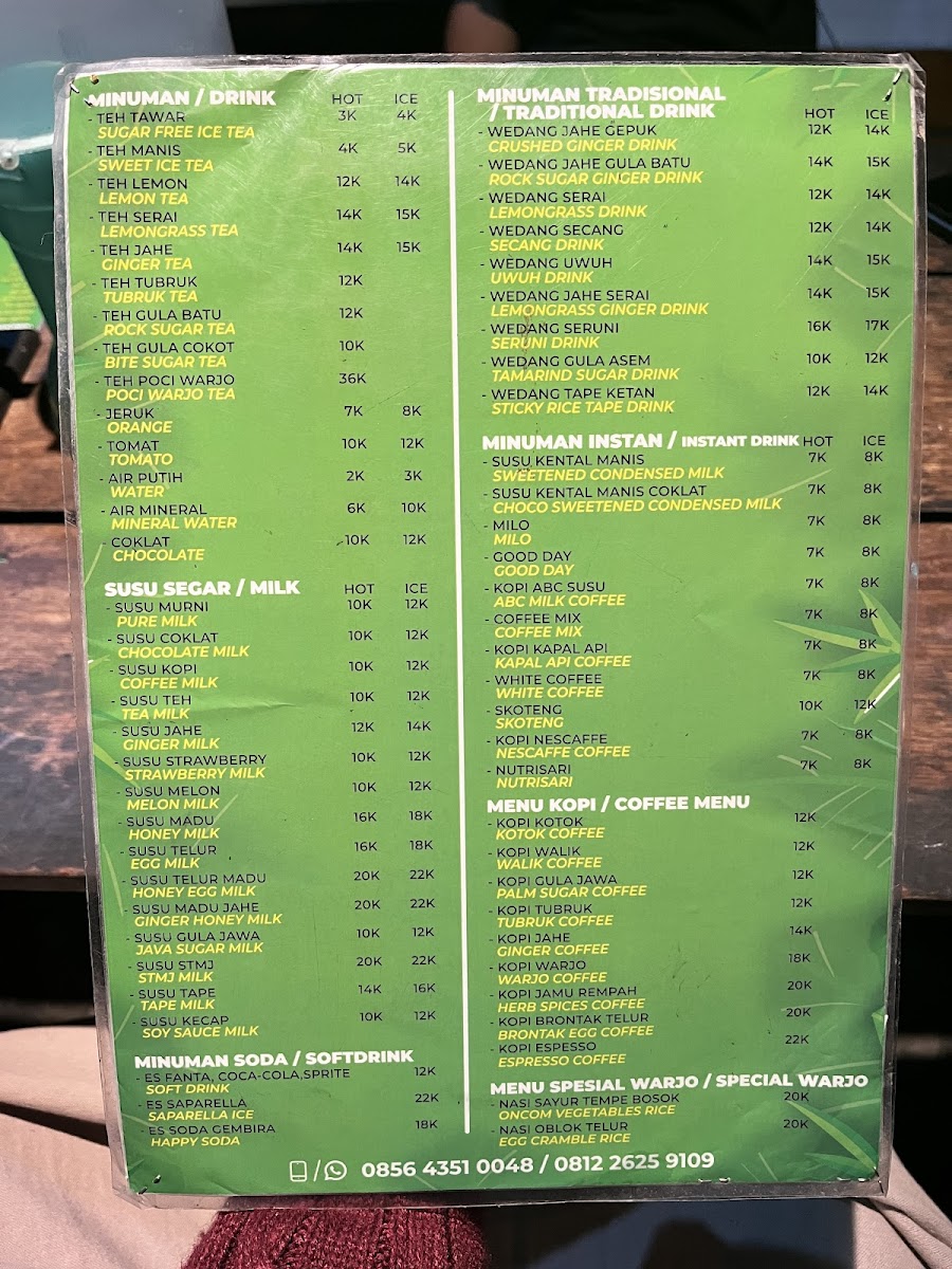 Menu Warung Ijo Pak Pardi-1