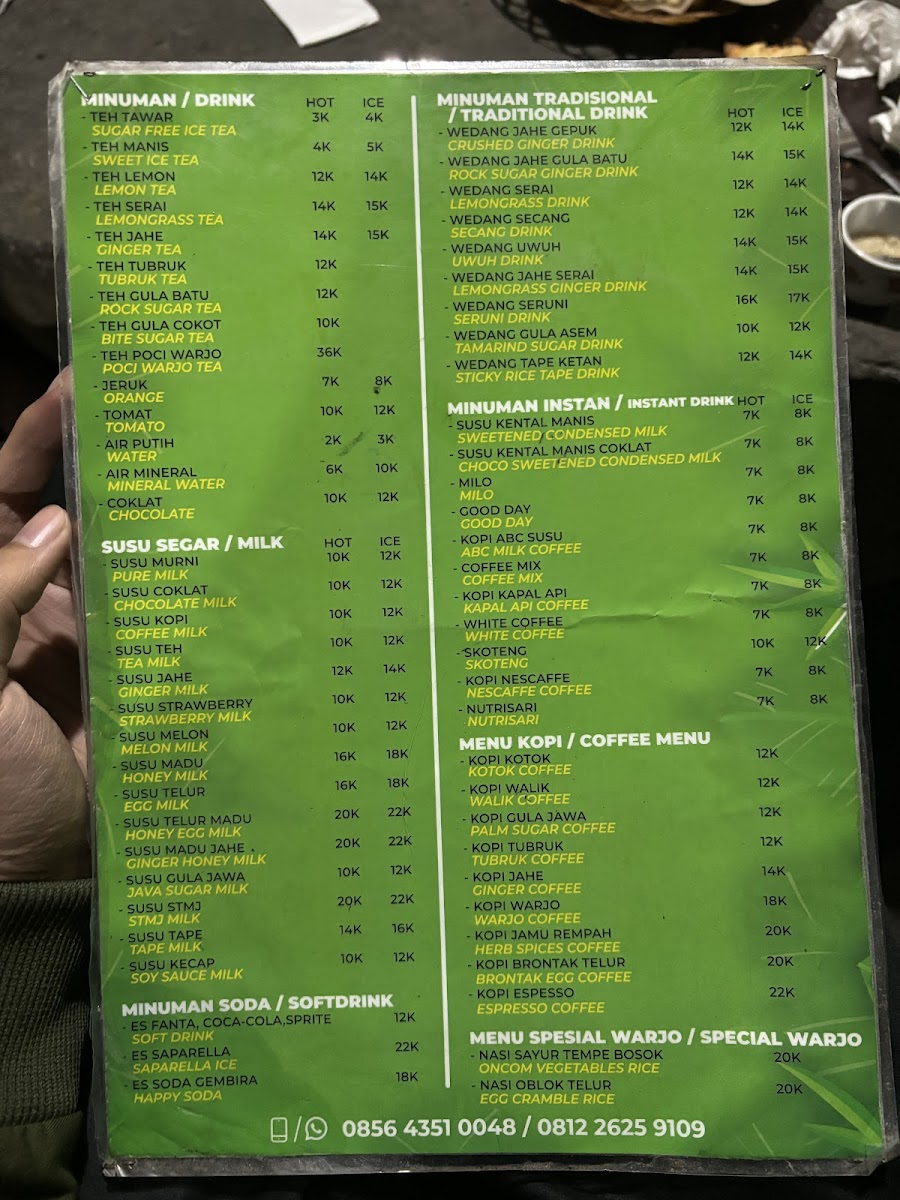 Menu Warung Ijo Pak Pardi-2