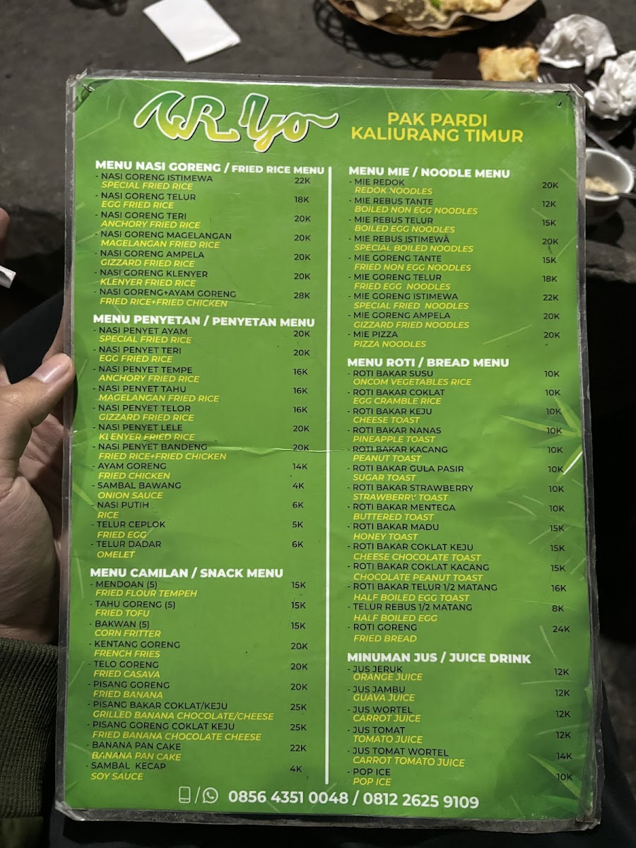 Menu Warung Ijo Pak Pardi-4
