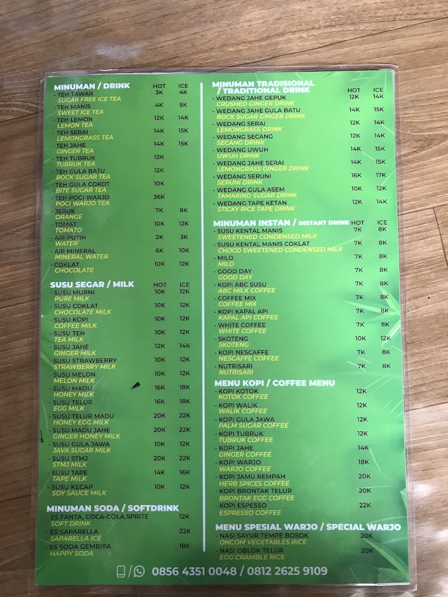 Menu Warung Ijo Pak Pardi-8